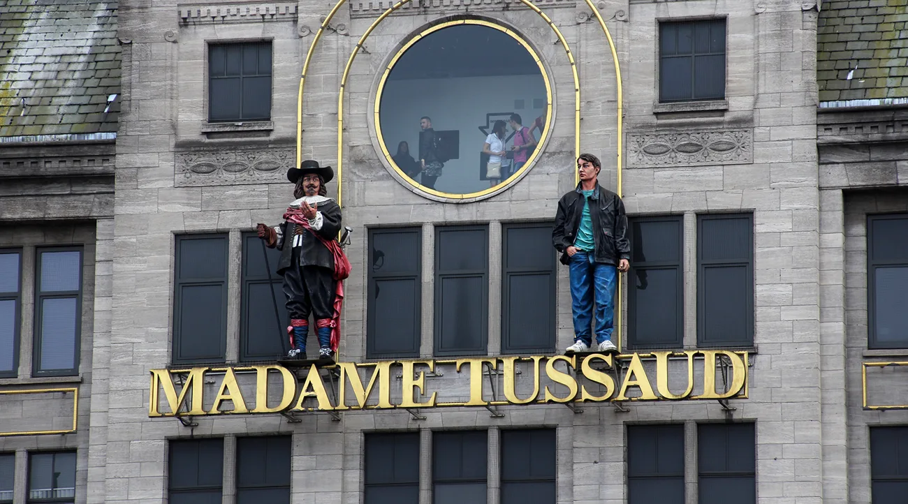 external view of madame tussauds amsterdam