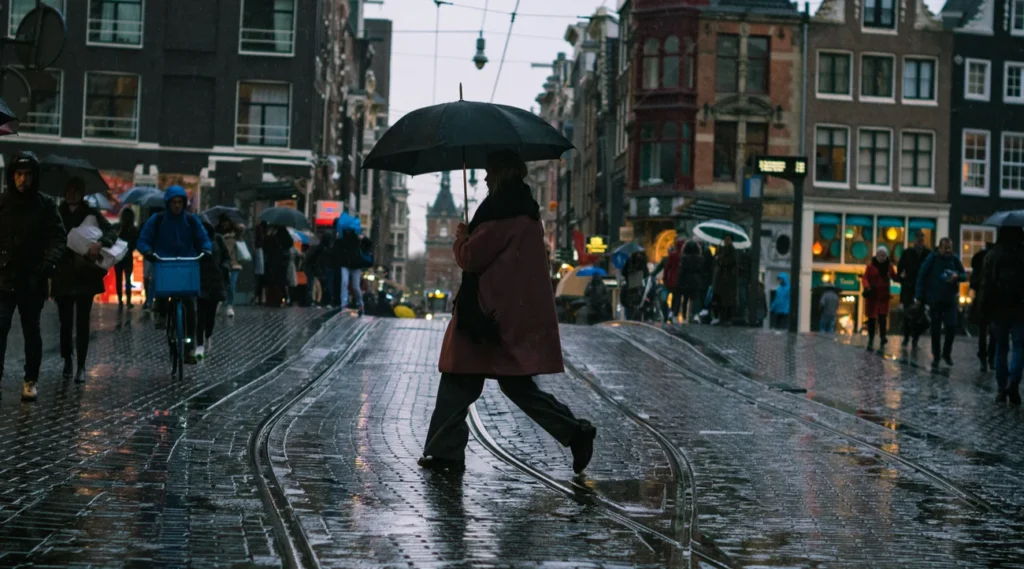 Amsterdam rainy-day sights