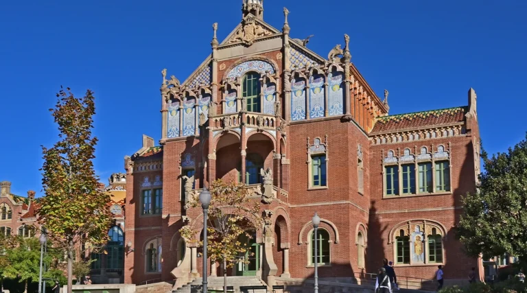 A pavilion of the Recinte Modernista de Sant Pau