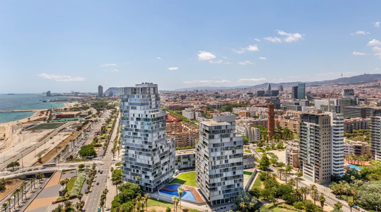 Poblenou aerial view